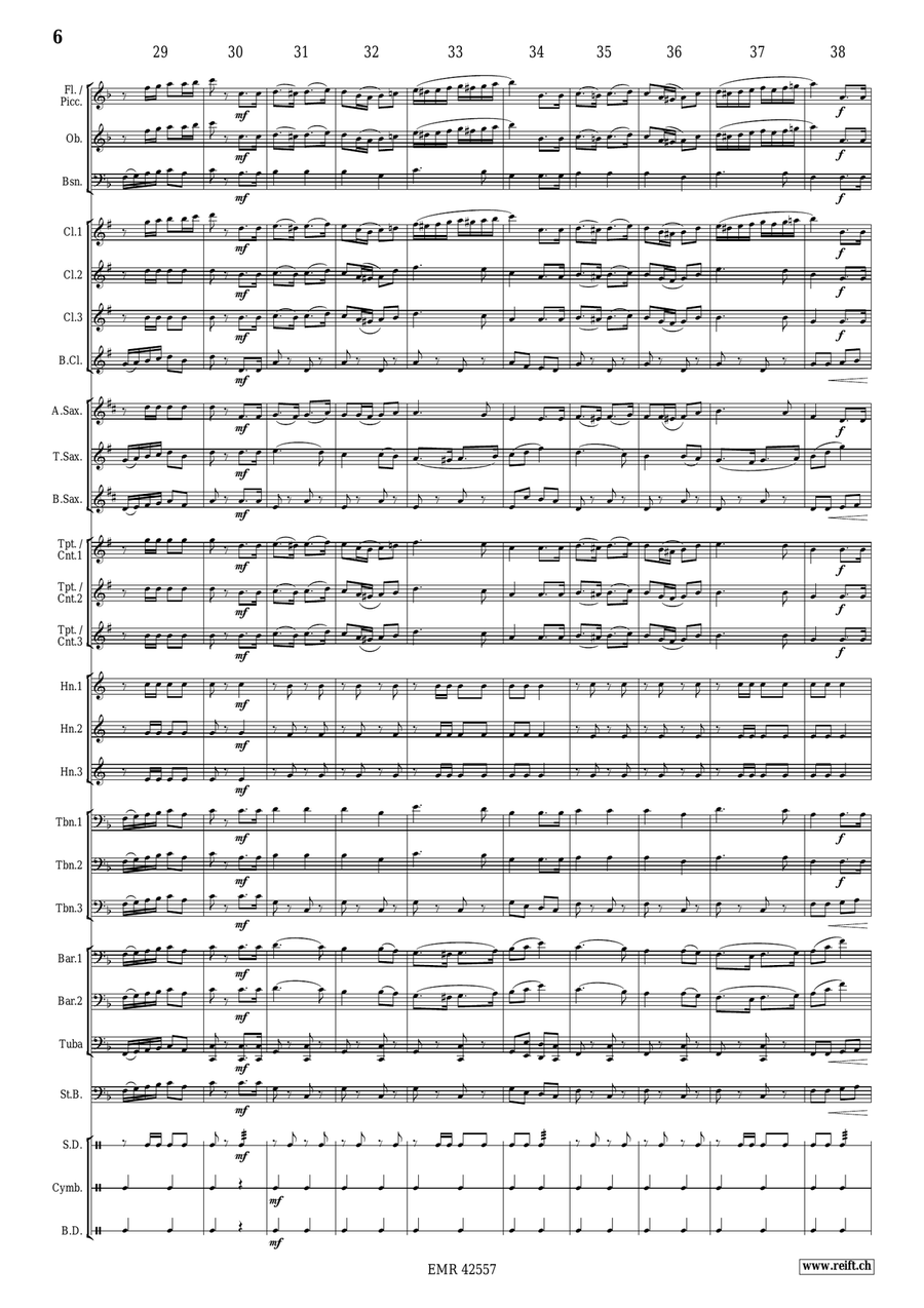 Energy Energy Concert Band scores gallery preview page 8