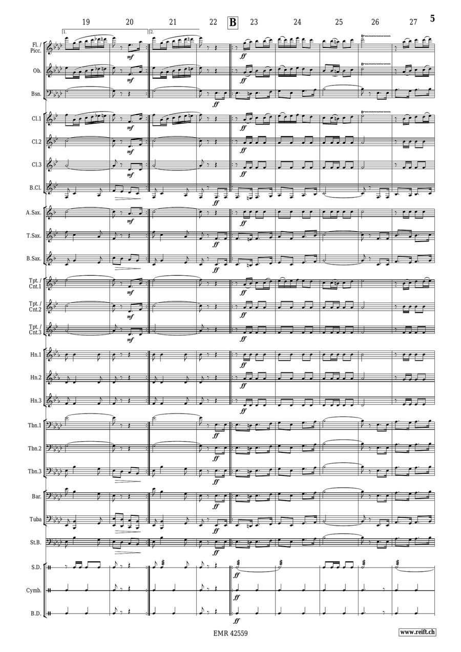 The Joker The Joker Concert Band scores gallery preview page 7