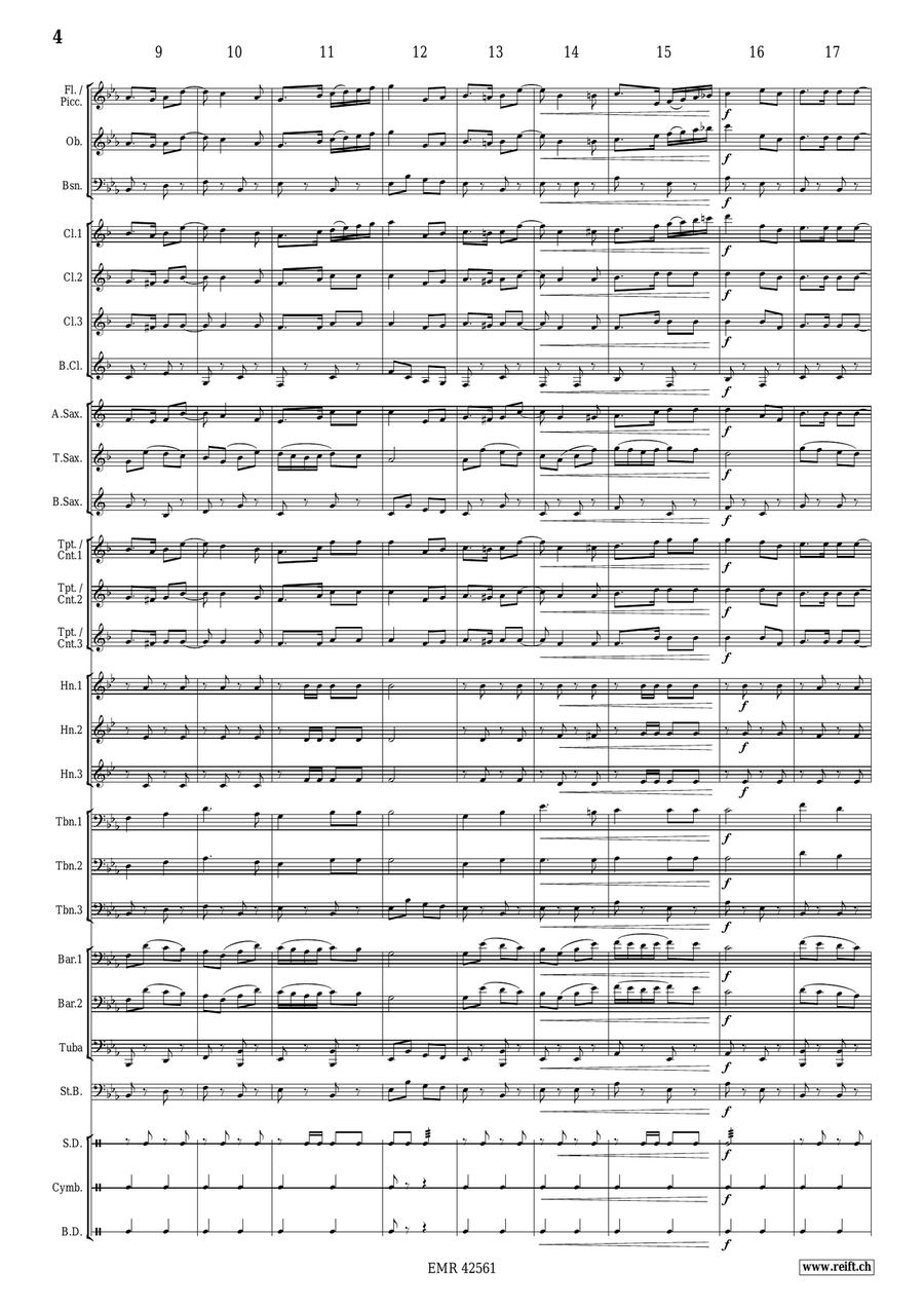 Victory Victory Concert Band scores gallery preview page 6