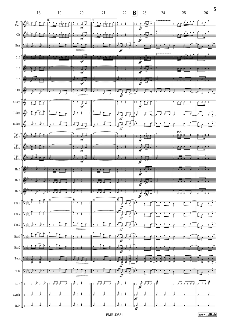 Victory Victory Concert Band scores gallery preview page 7