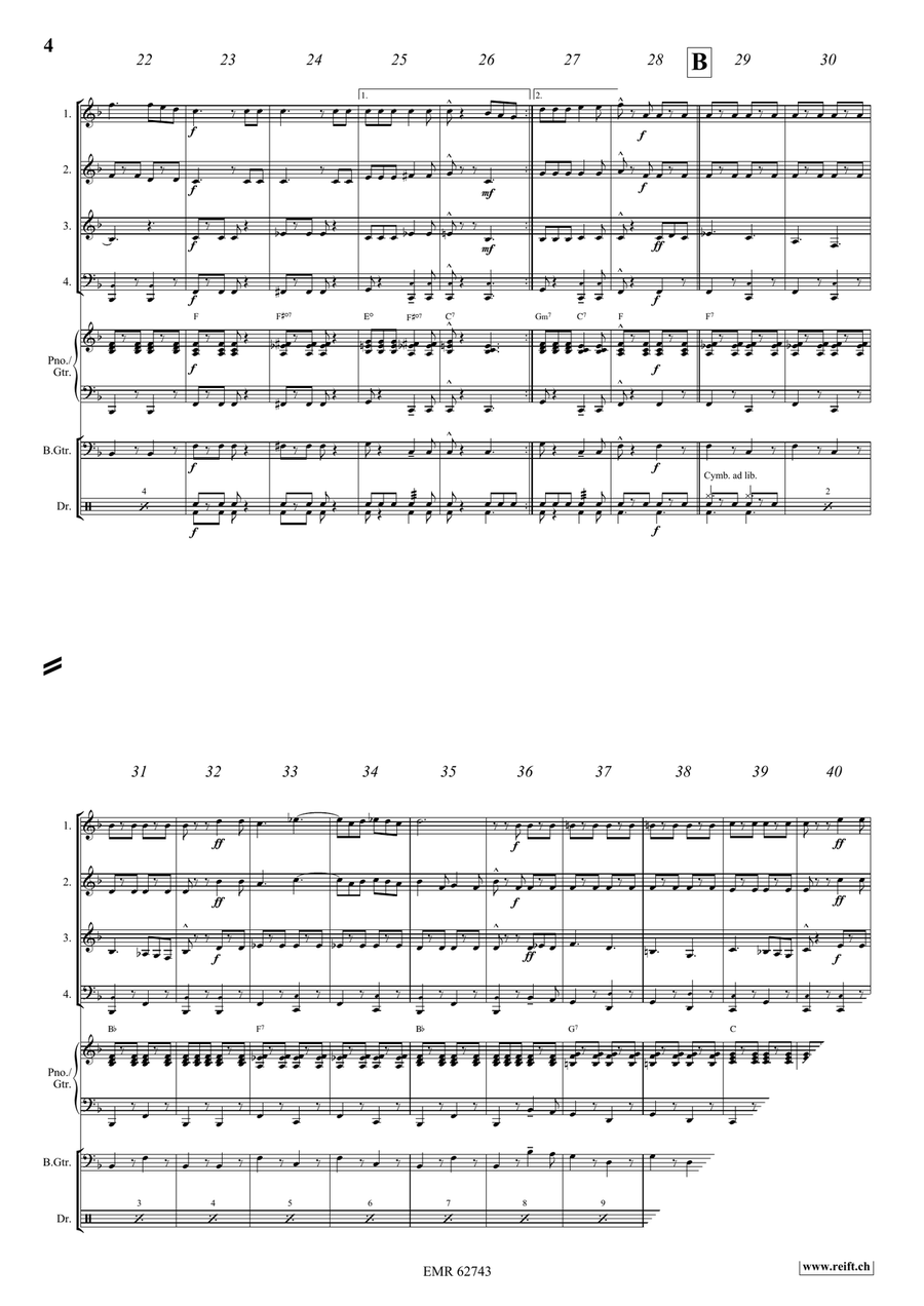Up And Away Score scores gallery preview page 5