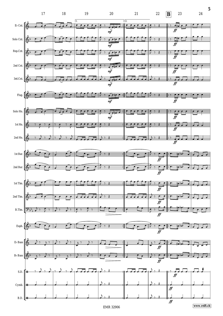 Acrobat Acrobat Brass Band scores gallery preview page 7