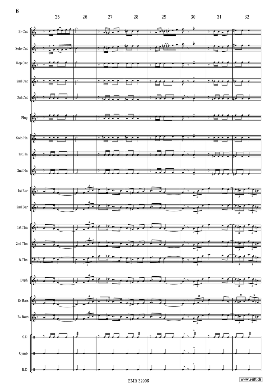 Acrobat Acrobat Brass Band scores gallery preview page 8