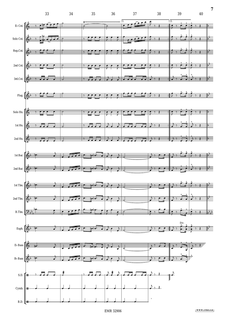 Acrobat Acrobat Brass Band scores gallery preview page 9