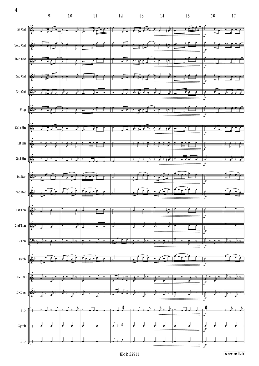 Victory Victory Brass Band scores gallery preview page 6