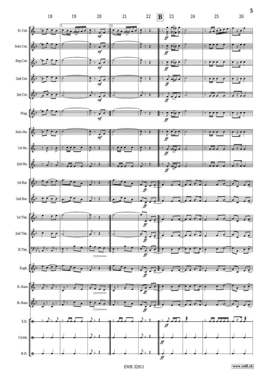 Victory Victory Brass Band scores gallery preview page 7