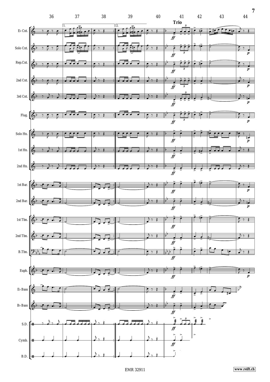 Victory Victory Brass Band scores gallery preview page 9