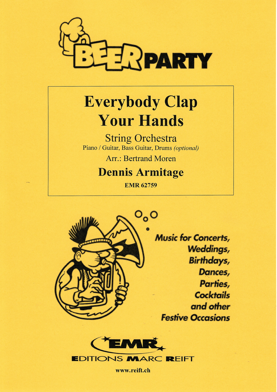 Everybody Clap Your Hands String Orchestra scores gallery preview page 1
