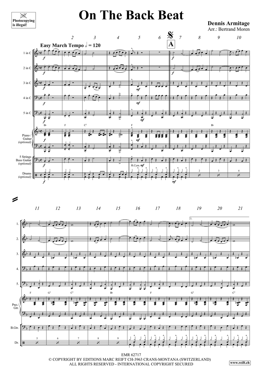 On The Back Beat On The Back Beat Score scores gallery preview page 4