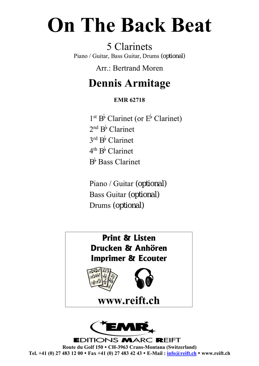 On The Back Beat On The Back Beat Clarinet Quintet scores gallery preview page 2