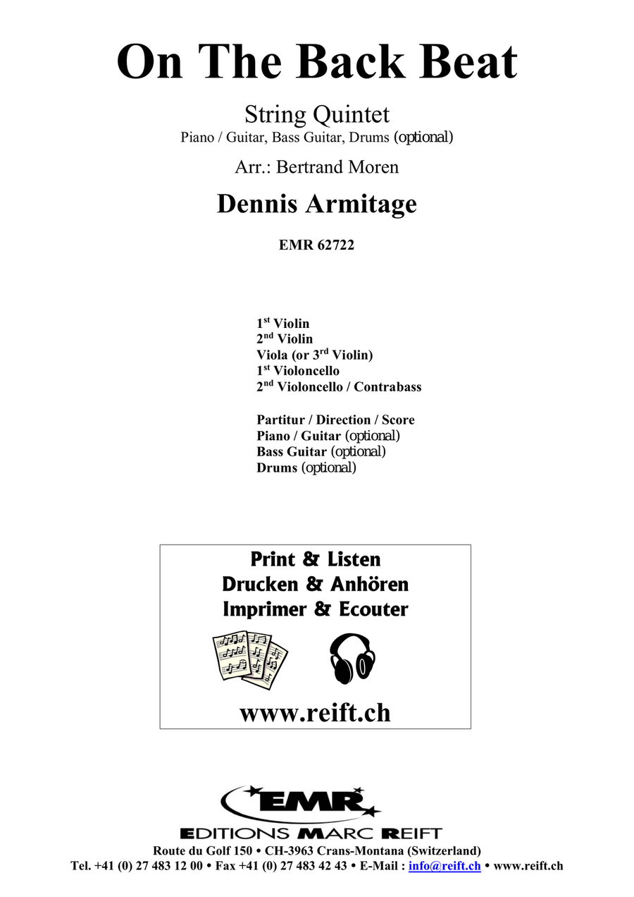 On The Back Beat On The Back Beat String Quintet scores gallery preview page 2