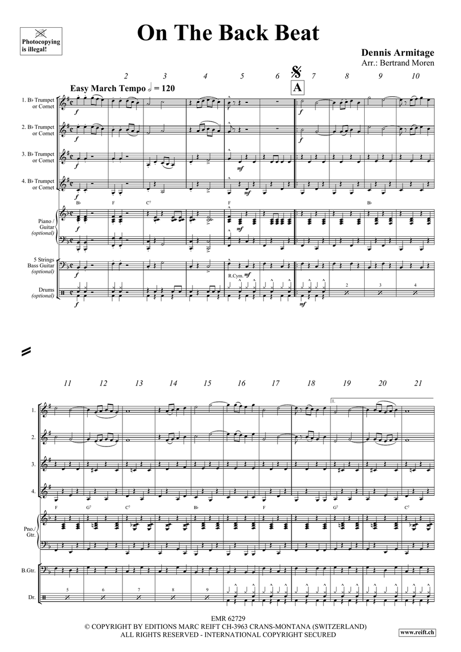 On The Back Beat On The Back Beat Cornet scores gallery preview page 4