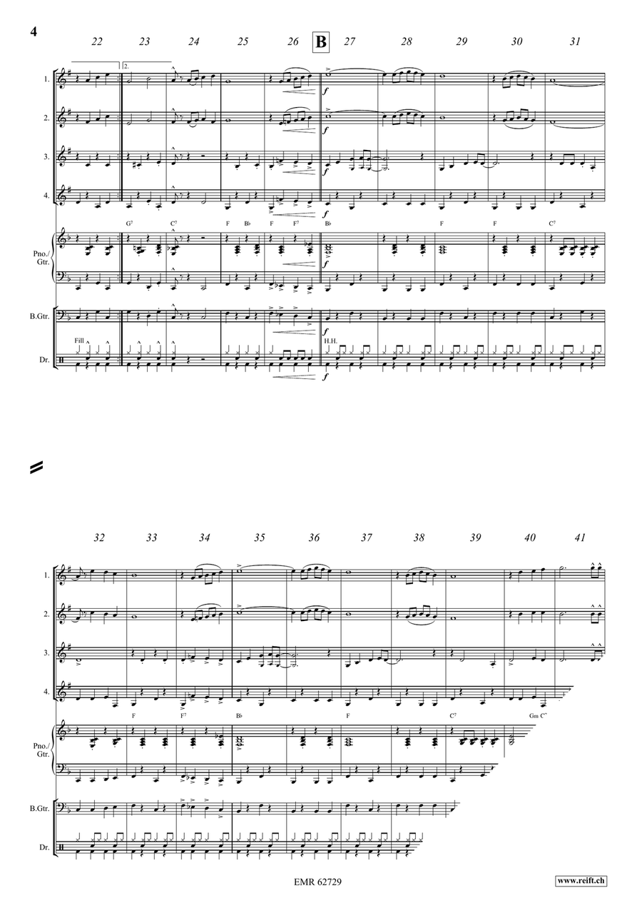 On The Back Beat On The Back Beat Cornet scores gallery preview page 5