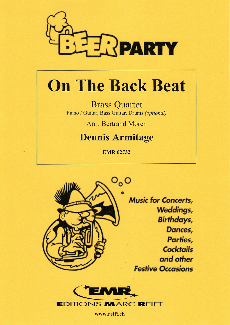 On The Back Beat On The Back Beat Brass Quartet scores gallery preview page 1