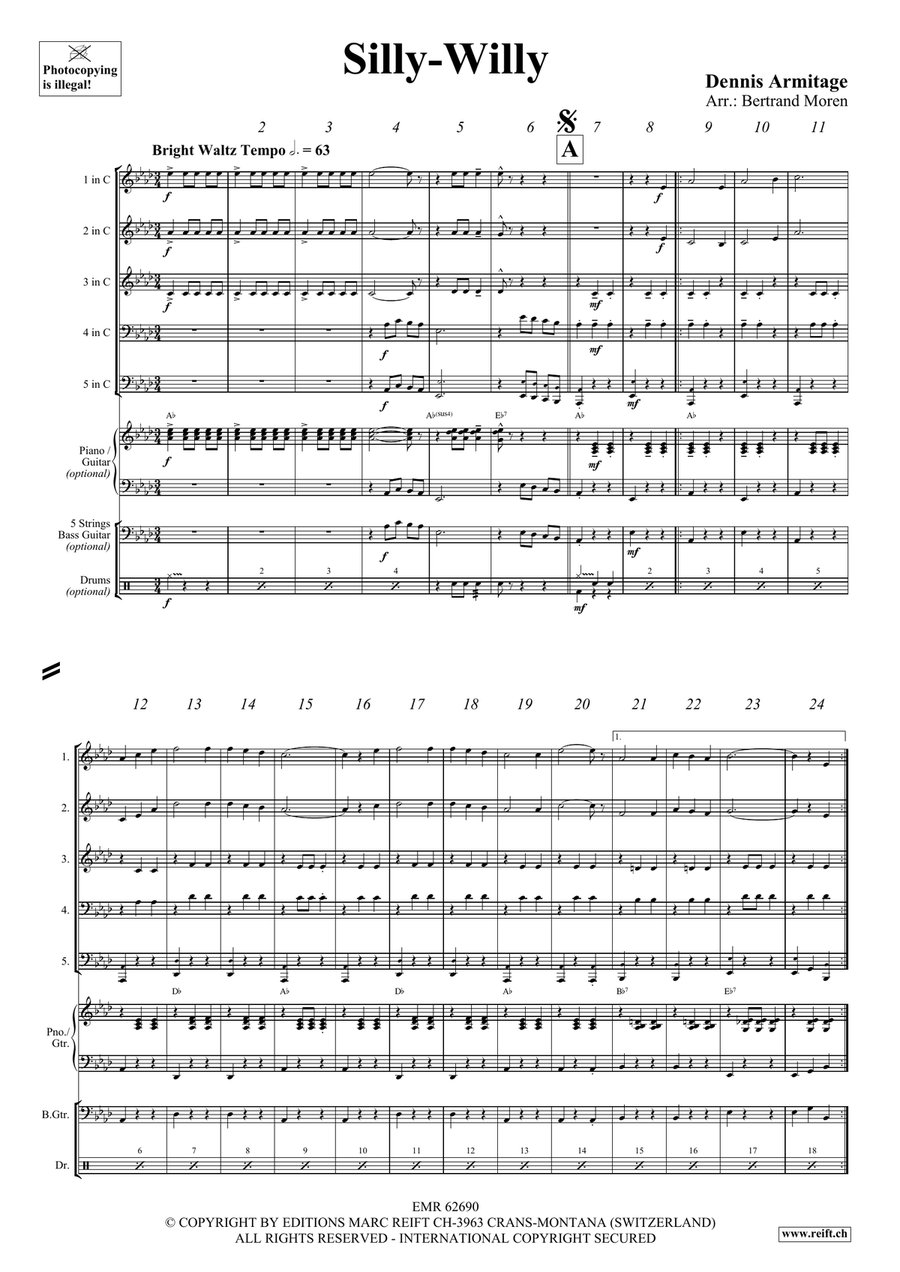 Silly-Willy Silly-Willy Woodwind Quintet scores gallery preview page 4