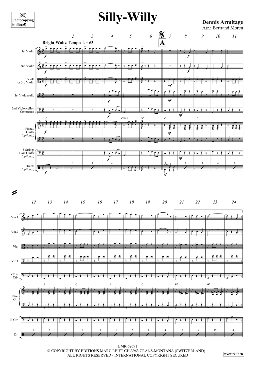 Silly-Willy Silly-Willy String Orchestra scores gallery preview page 4