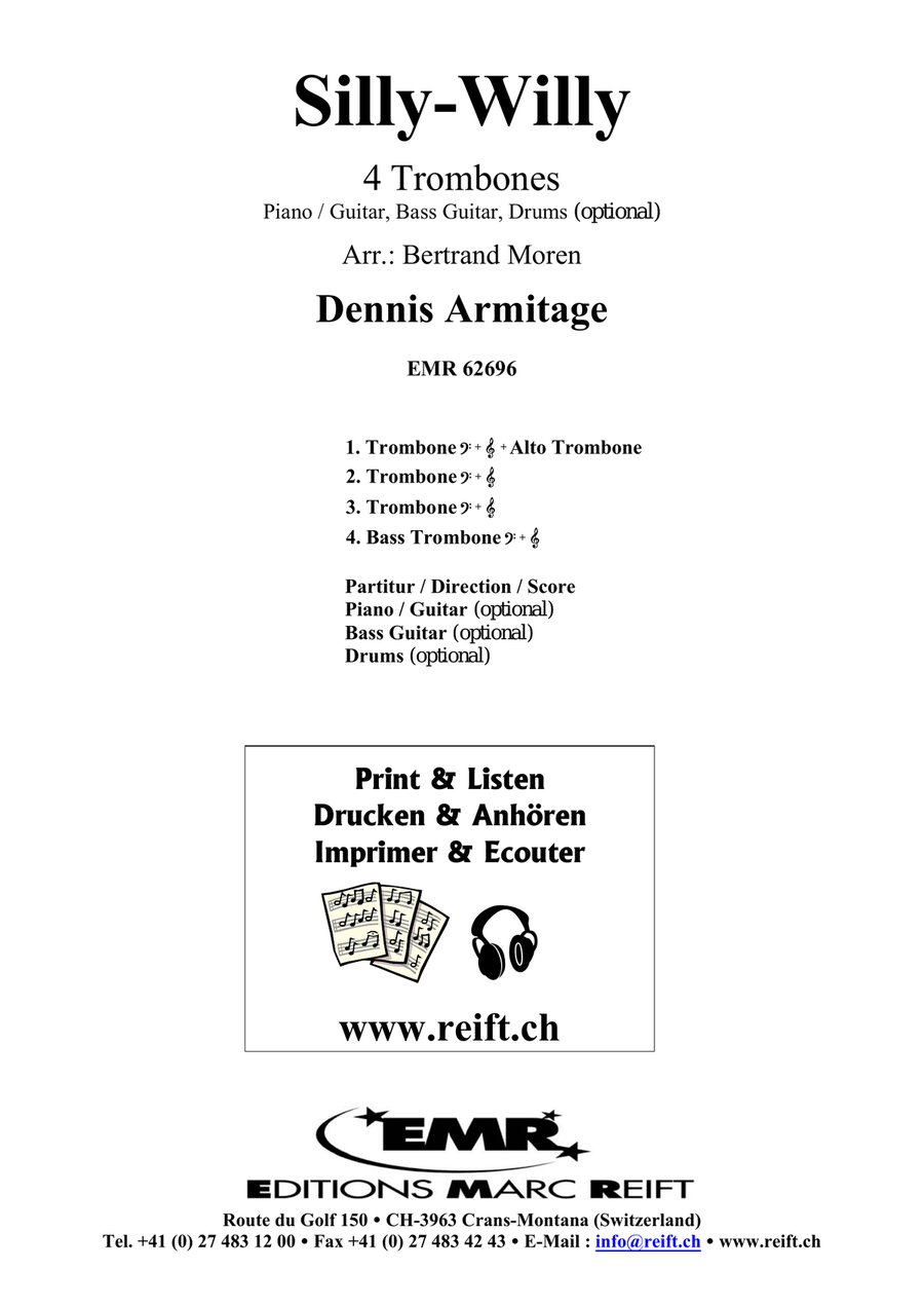 Silly-Willy Silly-Willy Trombone Quartet scores gallery preview page 2