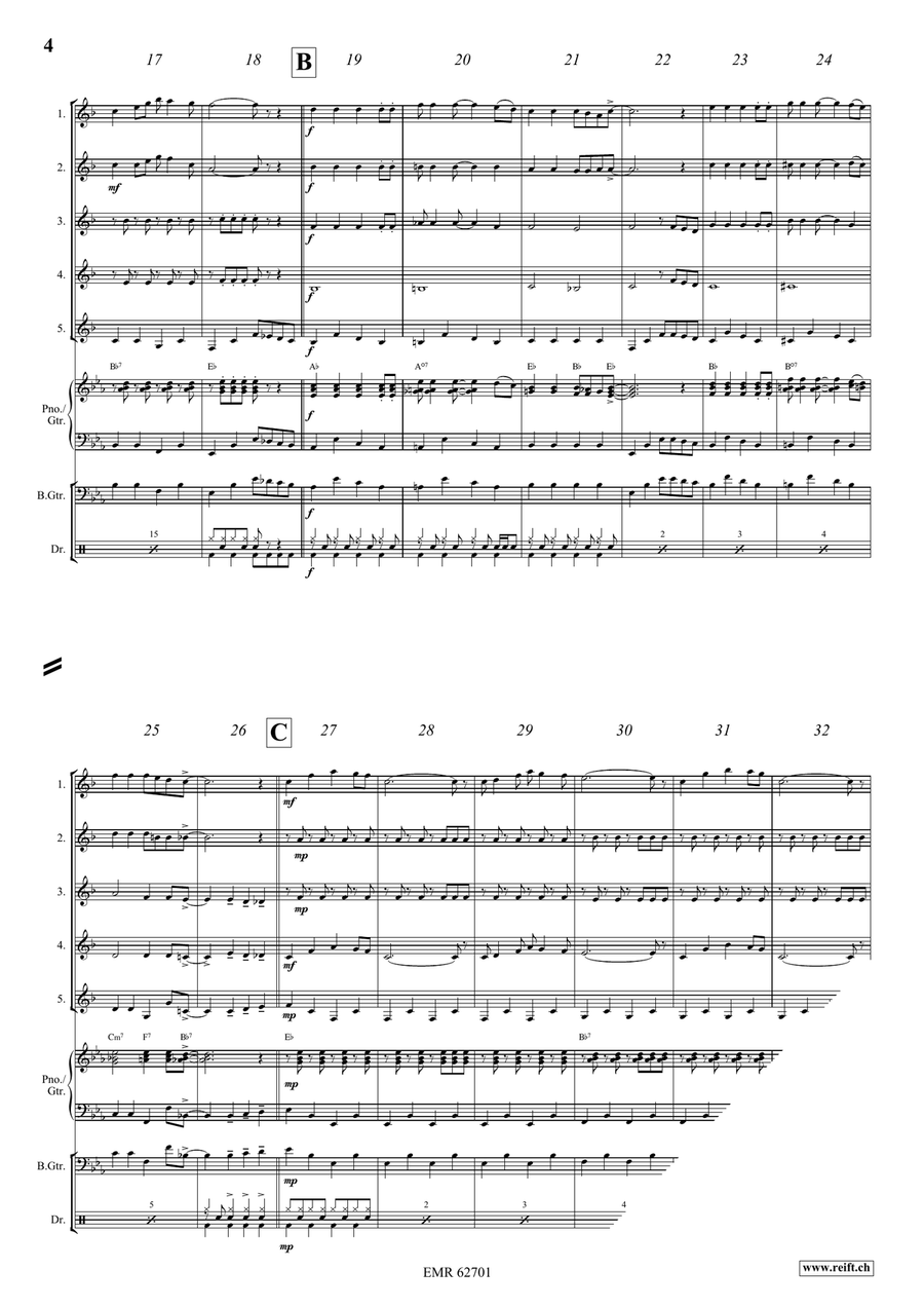 Bingo Bingo Clarinet Quintet scores gallery preview page 5