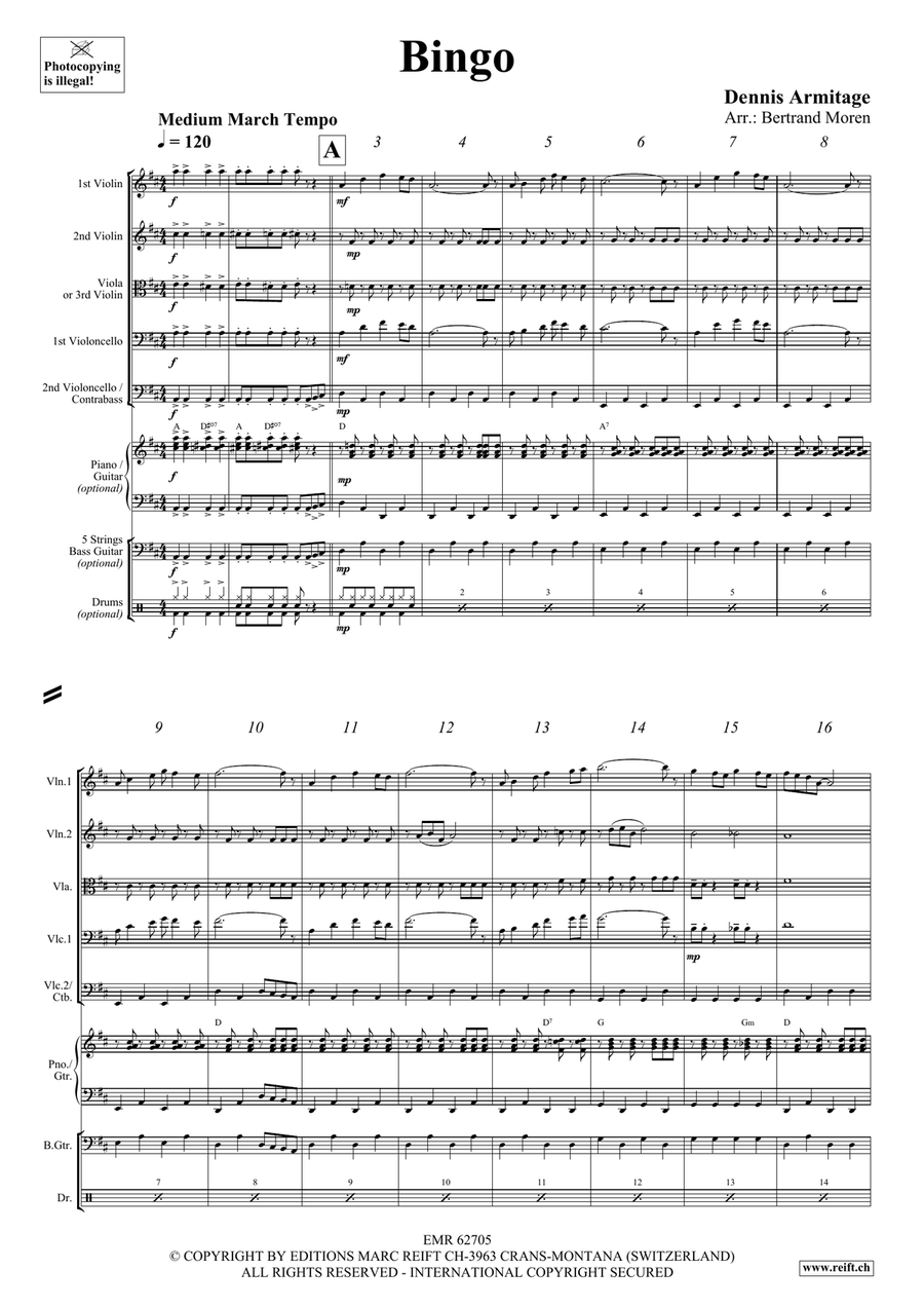 Bingo Bingo String Quintet scores gallery preview page 4