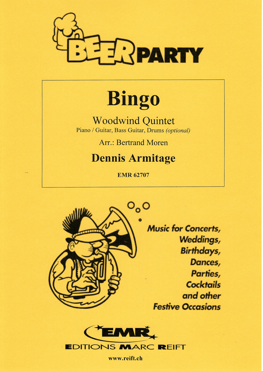 Bingo Bingo Woodwind Quintet scores gallery preview page 1