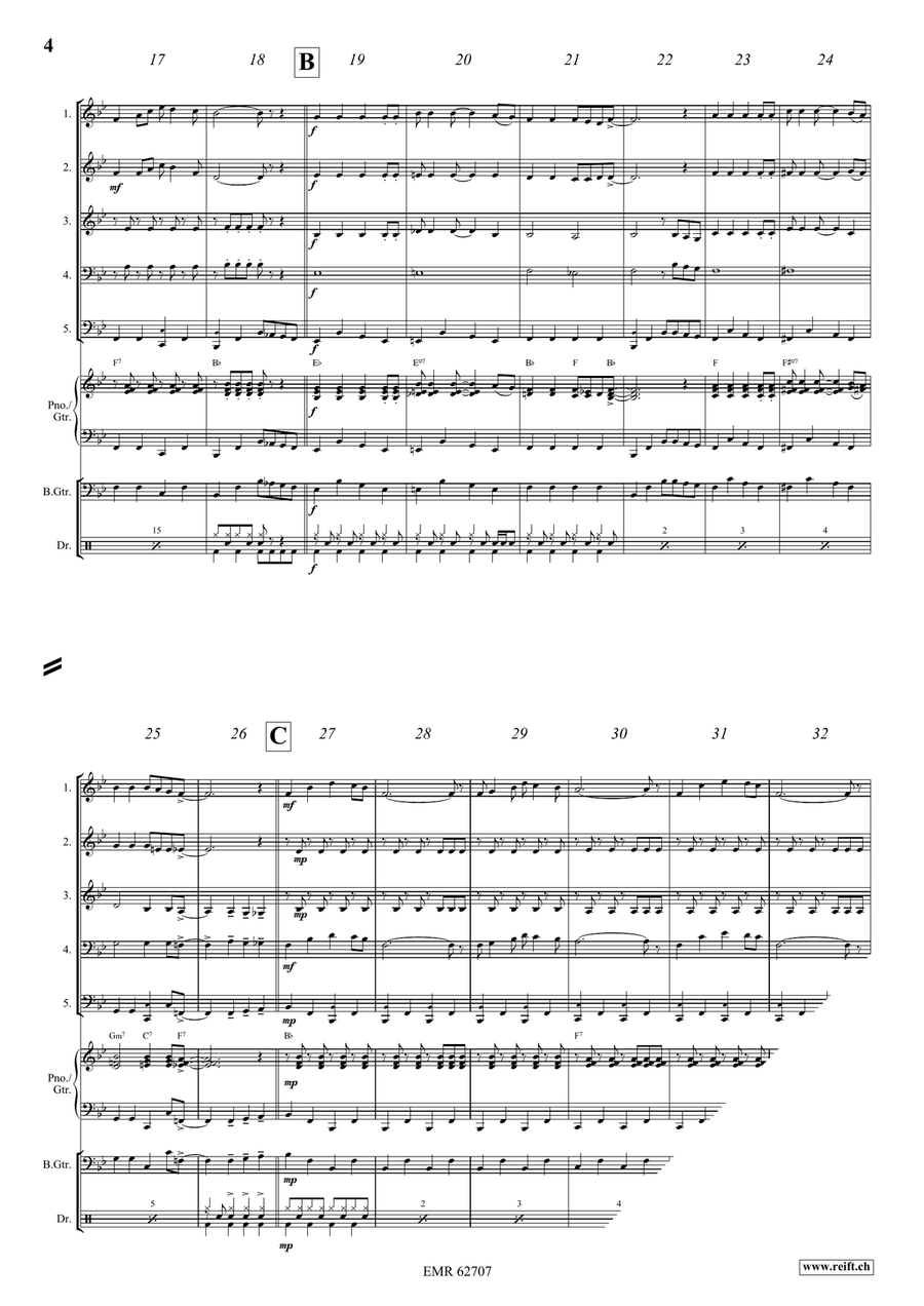 Bingo Bingo Woodwind Quintet scores gallery preview page 5