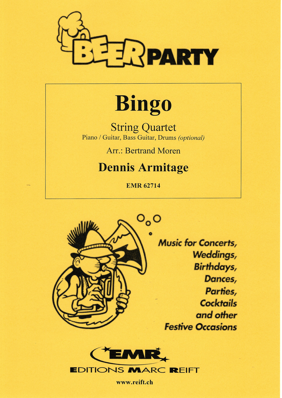 Bingo Bingo String Quartet scores gallery preview page 1