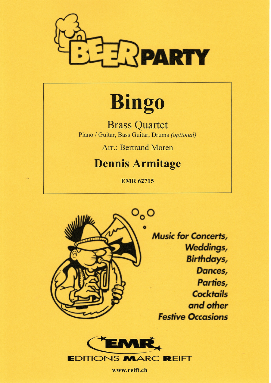 Bingo Bingo Brass Quartet scores gallery preview page 1