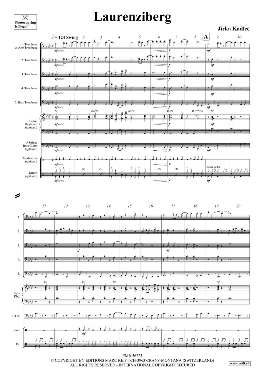 Laurenziberg Laurenziberg Trombone scores gallery preview page 4