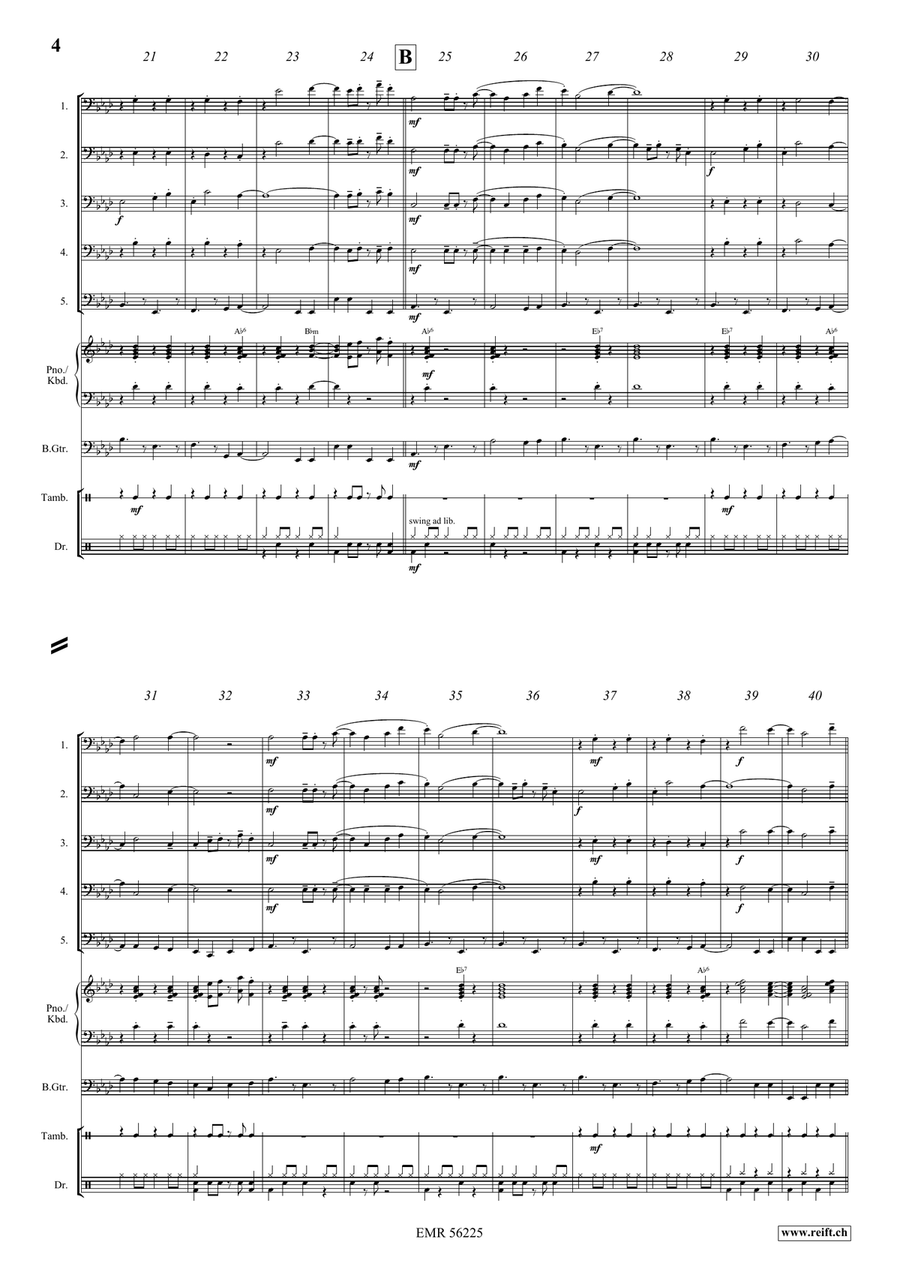 Laurenziberg Laurenziberg Trombone scores gallery preview page 5