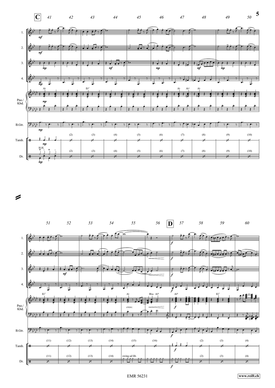 Laurenziberg Laurenziberg Clarinet Quartet scores gallery preview page 6