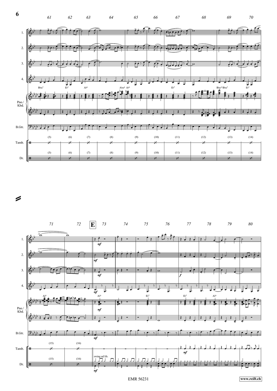 Laurenziberg Laurenziberg Clarinet Quartet scores gallery preview page 7
