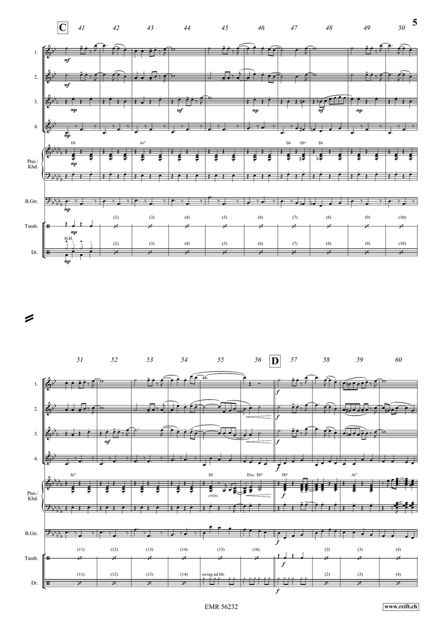 Laurenziberg Laurenziberg Saxophone Quartet scores gallery preview page 6