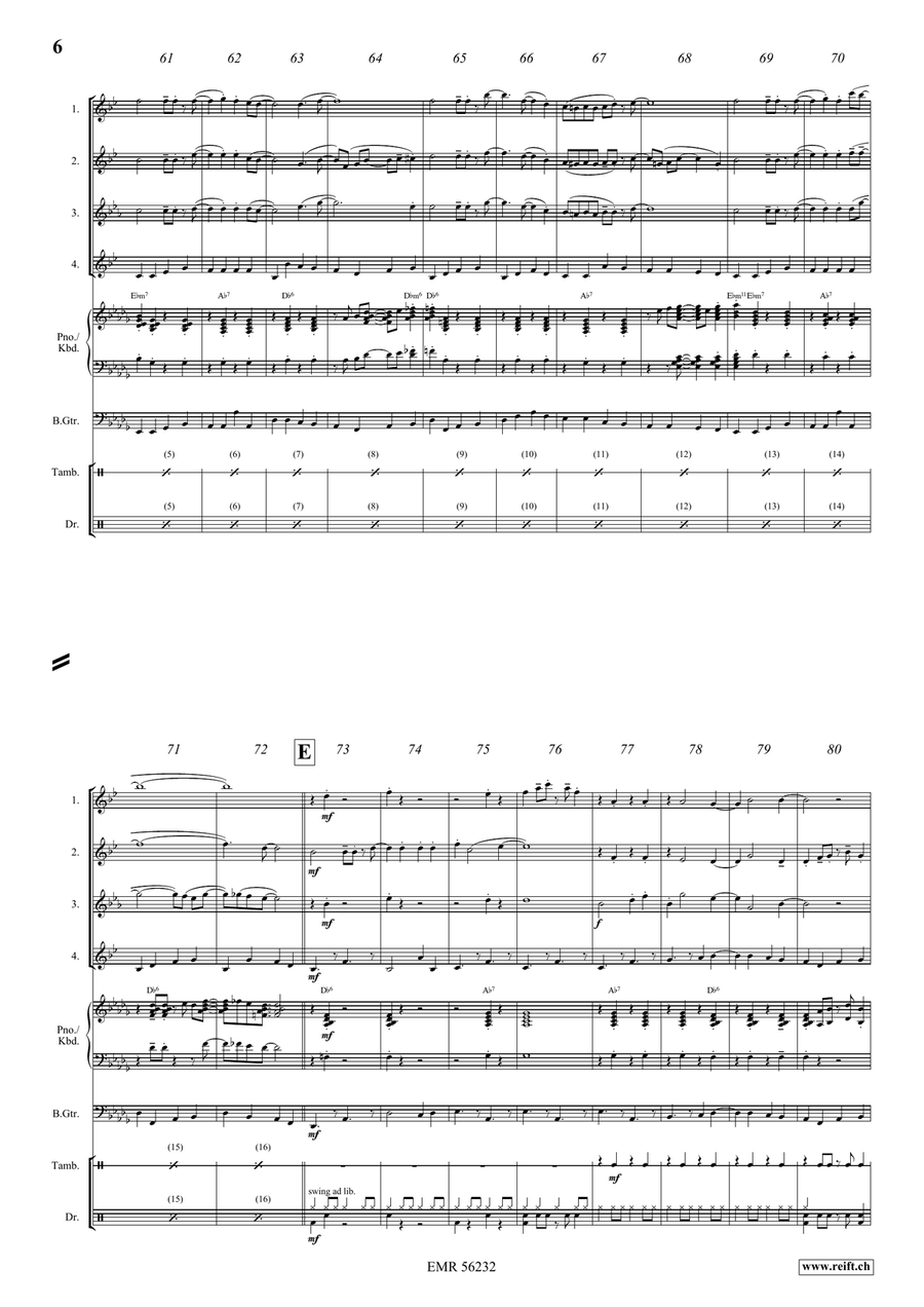 Laurenziberg Laurenziberg Saxophone Quartet scores gallery preview page 7