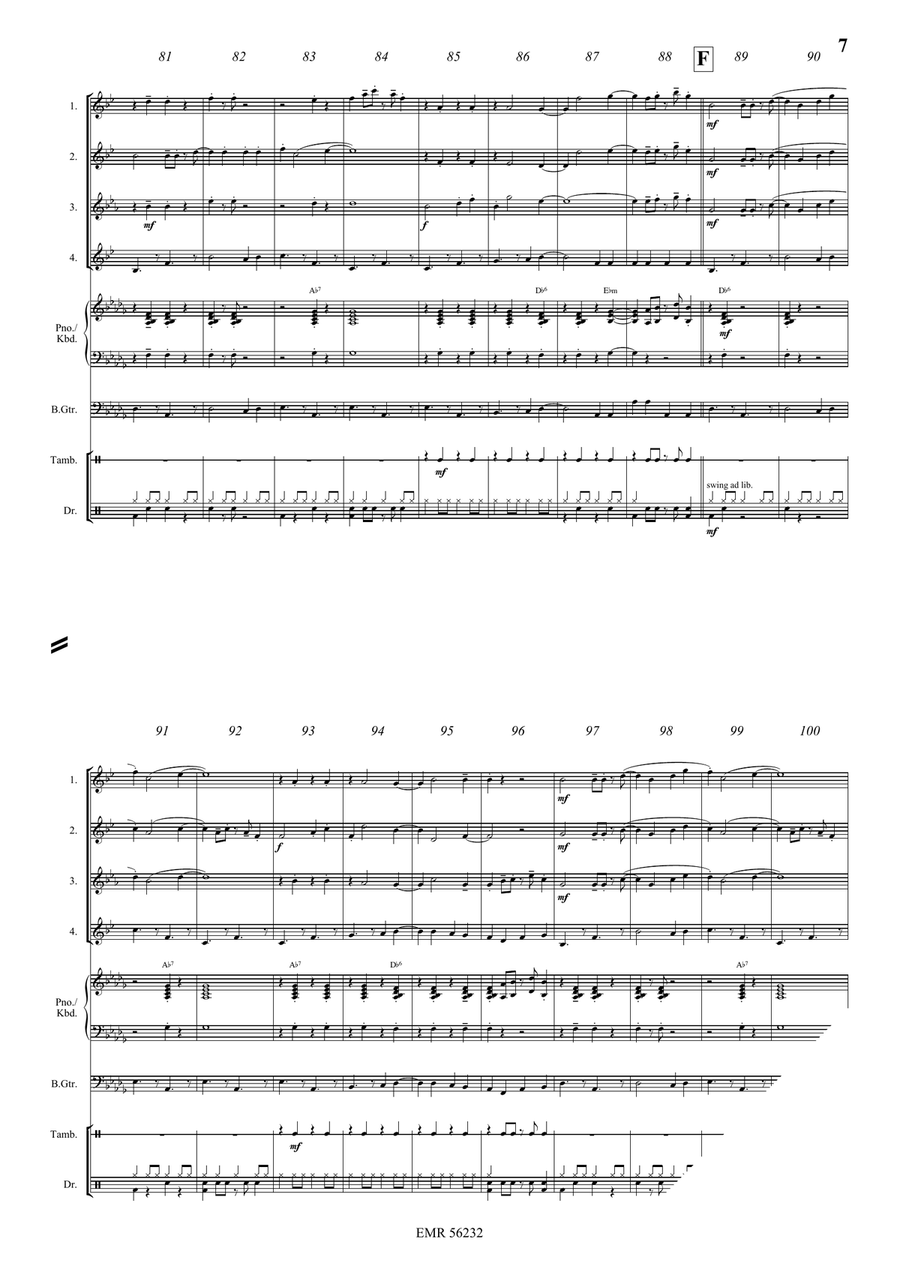 Laurenziberg Laurenziberg Saxophone Quartet scores gallery preview page 8
