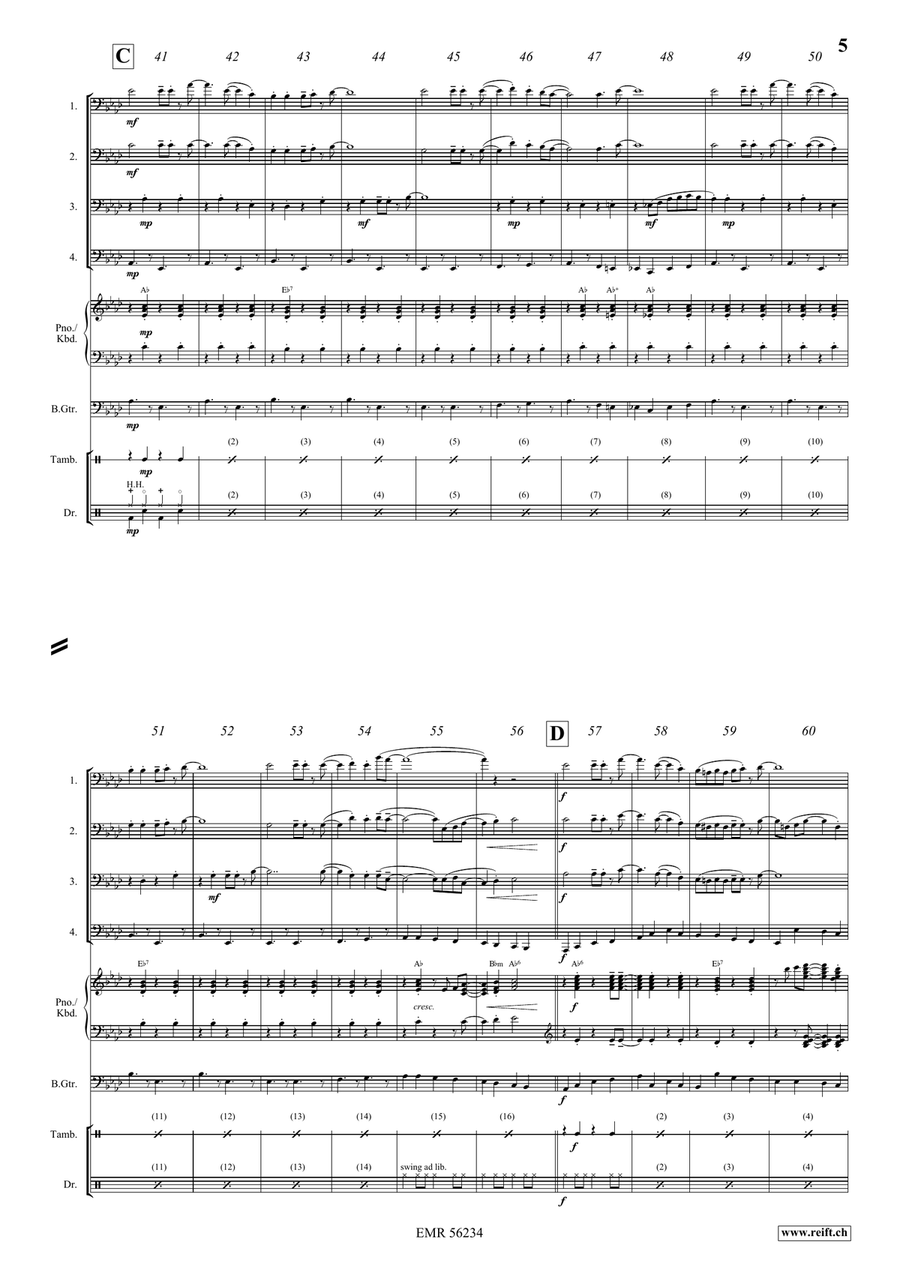 Laurenziberg Laurenziberg Trombone Quartet scores gallery preview page 6