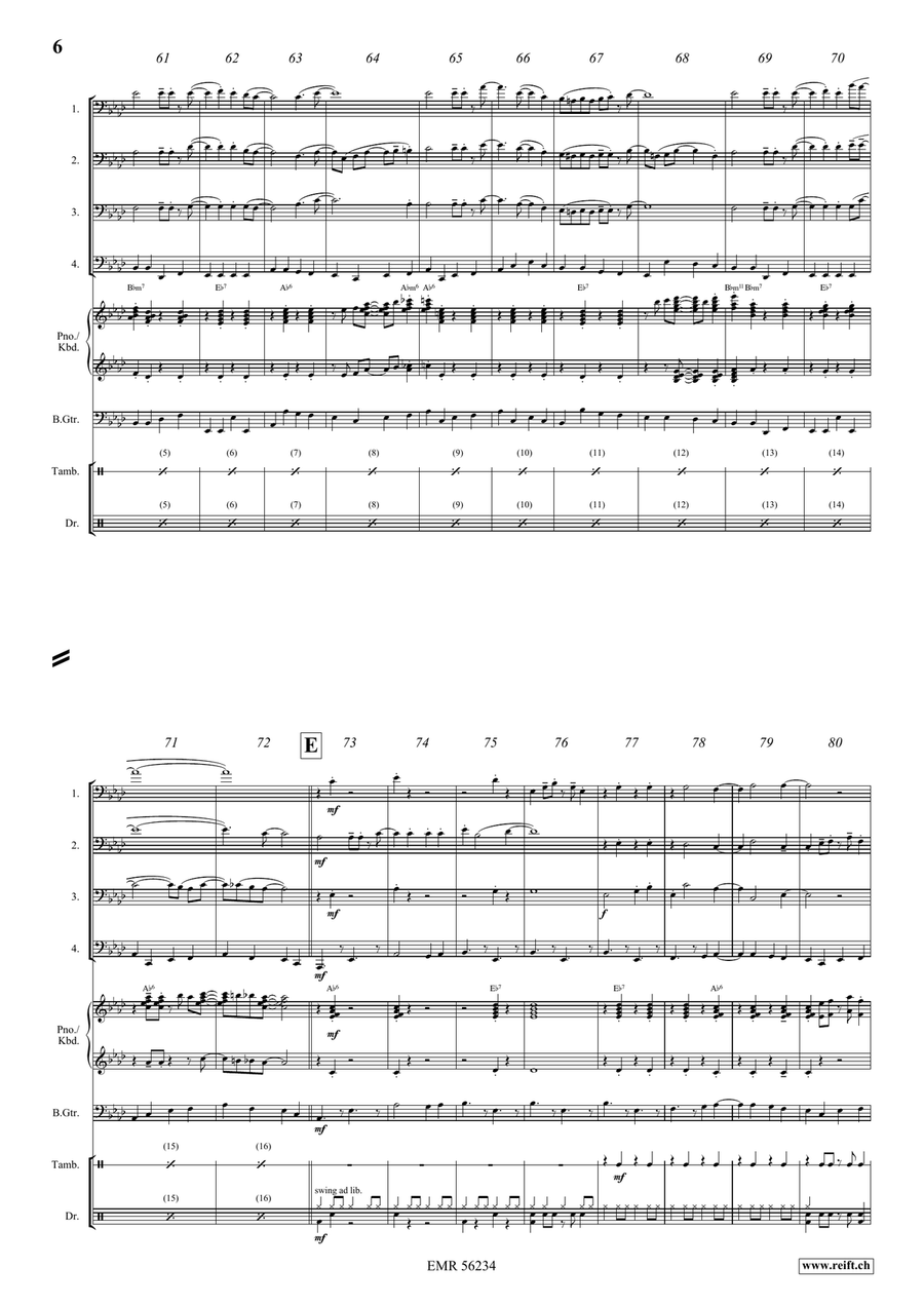 Laurenziberg Laurenziberg Trombone Quartet scores gallery preview page 7
