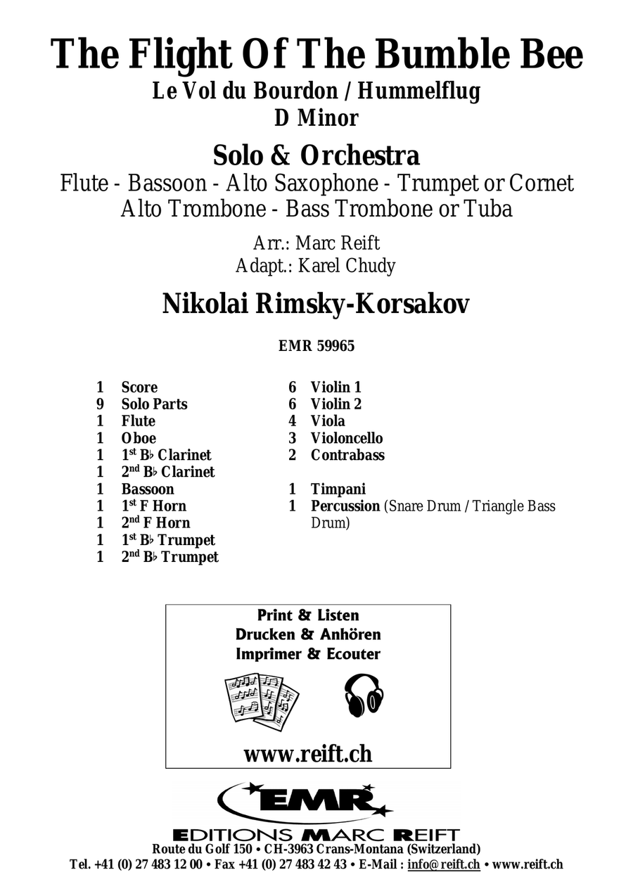 The Flight Of The Bumble Bee Orchestra scores gallery preview page 2