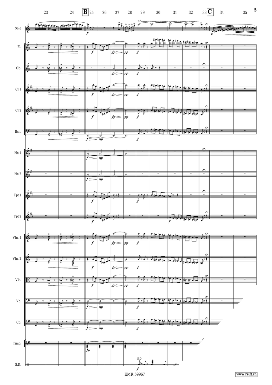The Flight Of The Bumble Bee Orchestra scores gallery preview page 5