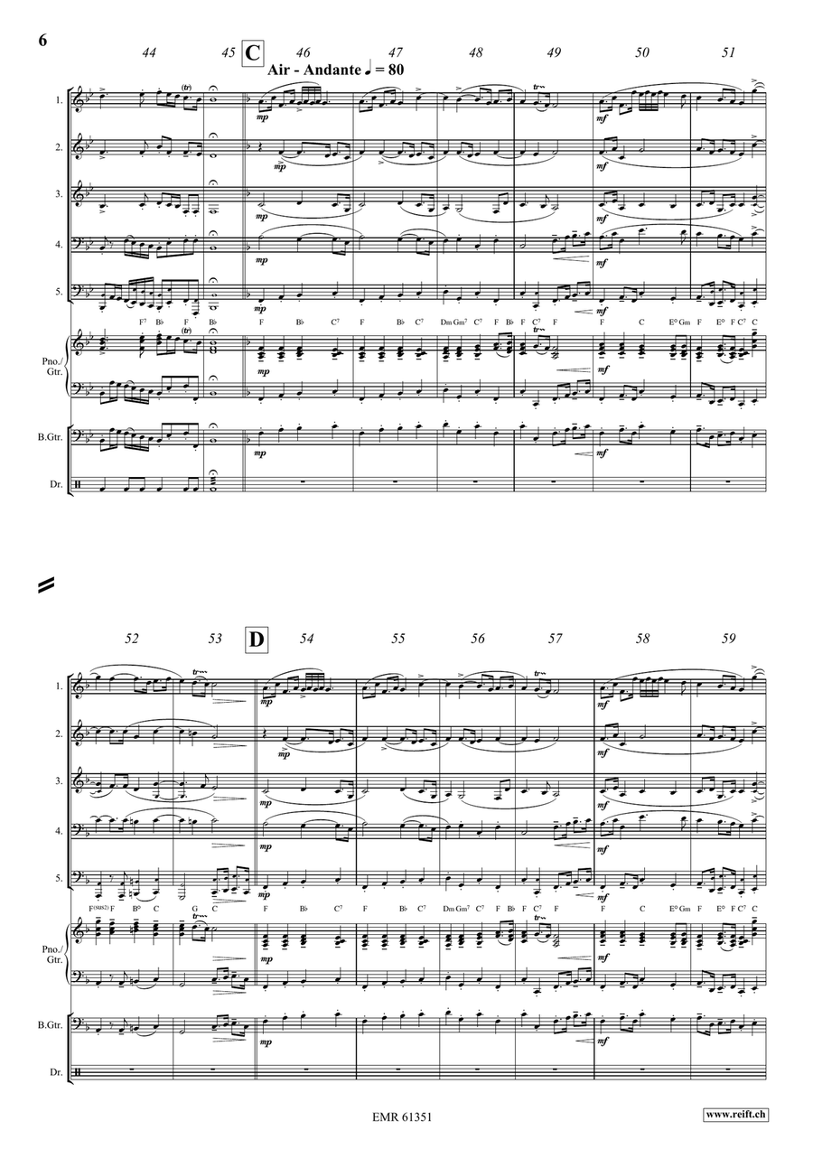 Water Music Highlights Water Music Highlights Score scores gallery preview page 6