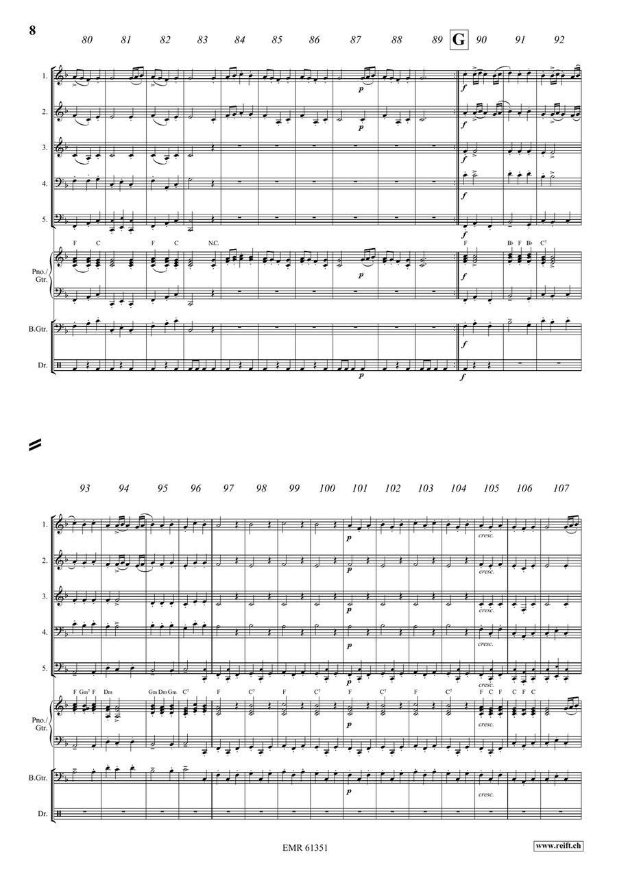 Water Music Highlights Water Music Highlights Score scores gallery preview page 8