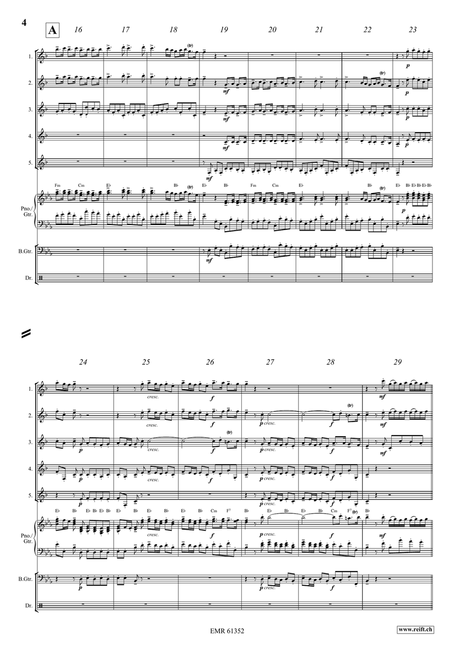 Water Music Highlights Clarinet Quintet scores gallery preview page 4