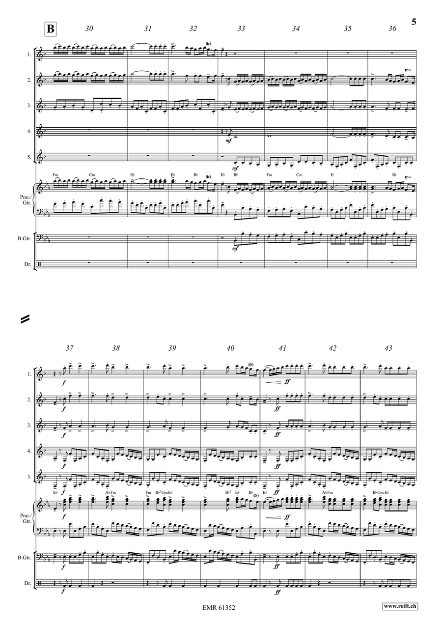 Water Music Highlights Clarinet Quintet scores gallery preview page 5