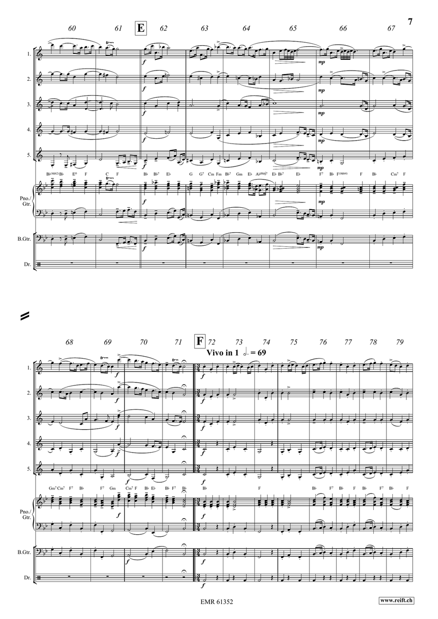 Water Music Highlights Clarinet Quintet scores gallery preview page 7