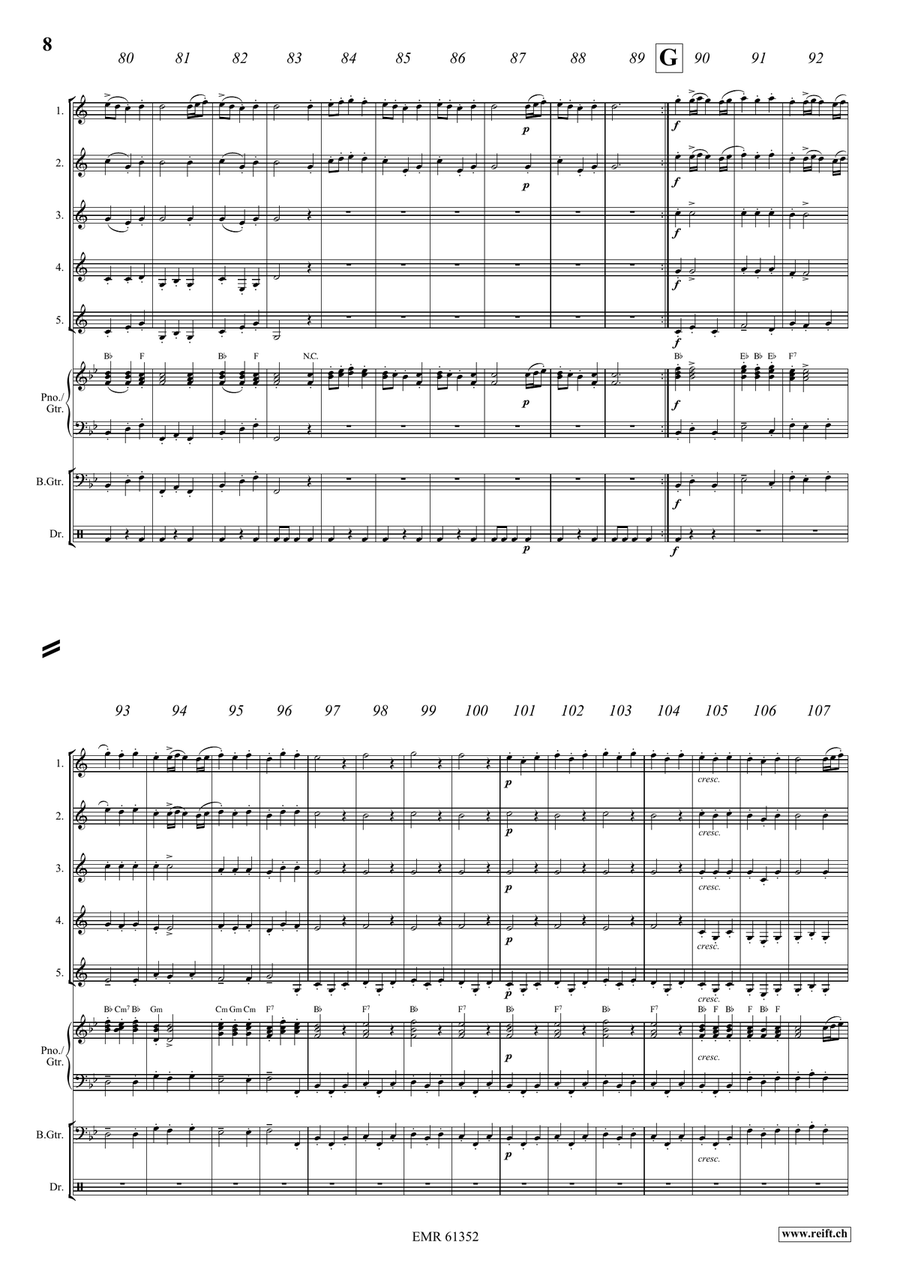 Water Music Highlights Clarinet Quintet scores gallery preview page 8