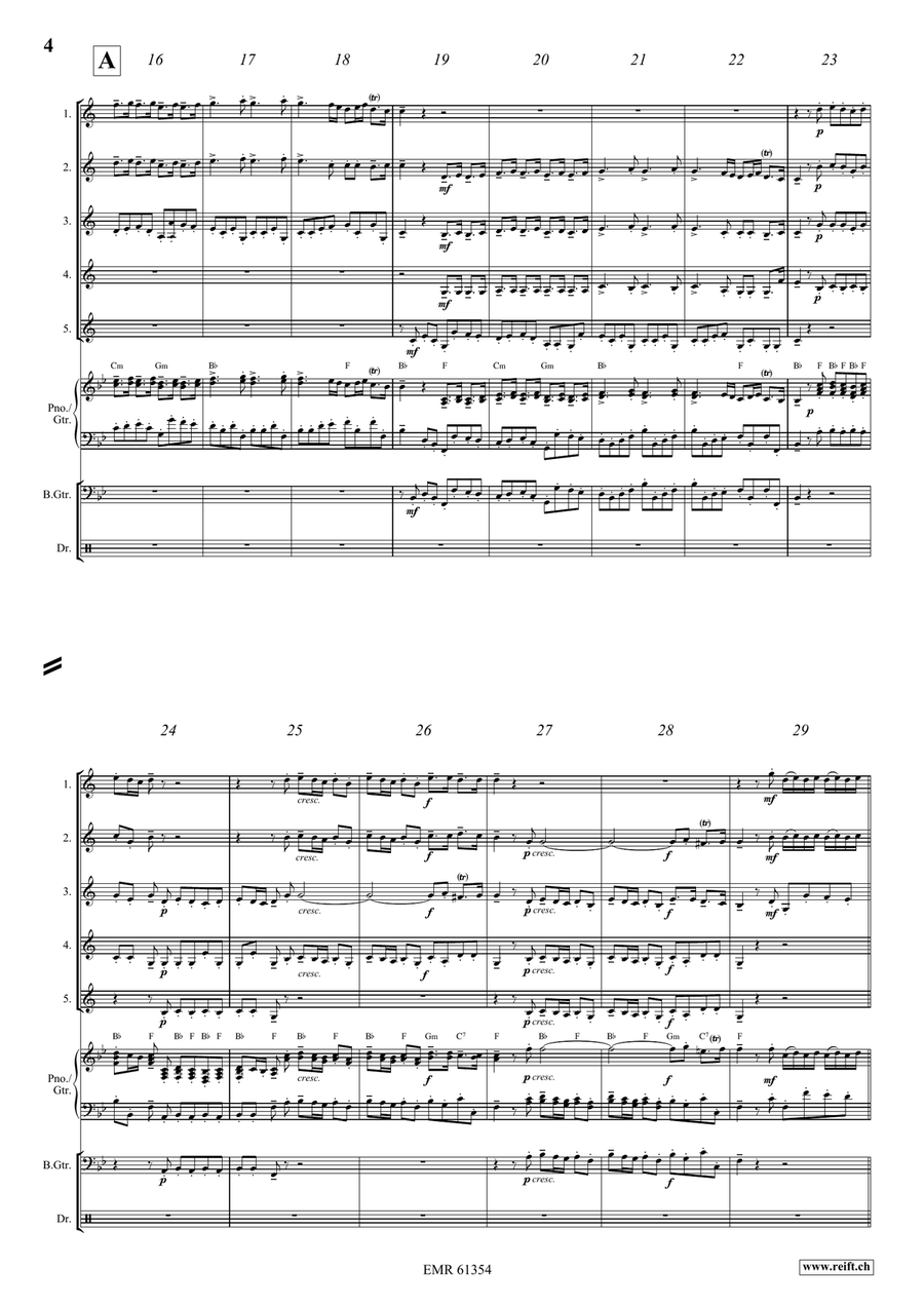 Water Music Highlights Water Music Highlights Cornet scores gallery preview page 4