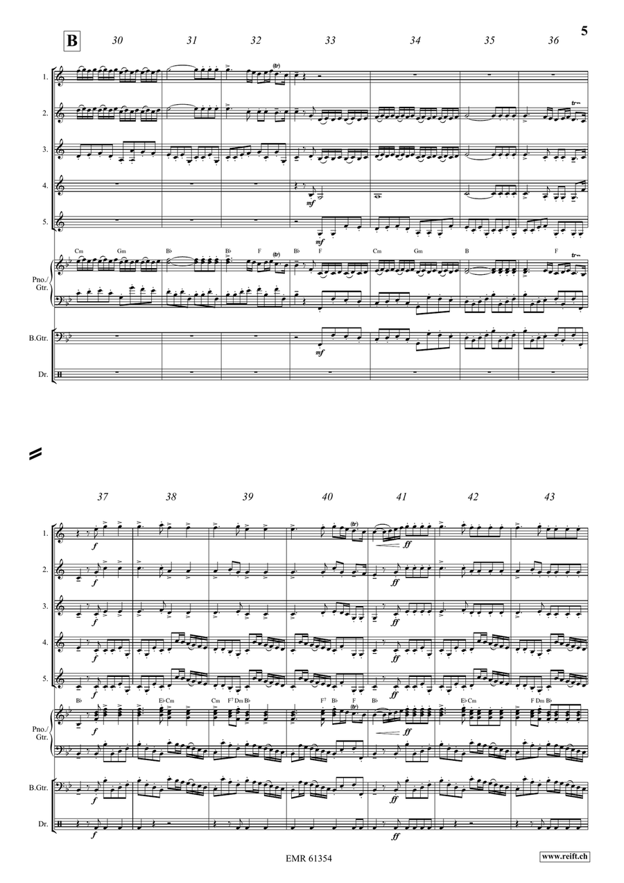 Water Music Highlights Water Music Highlights Cornet scores gallery preview page 5