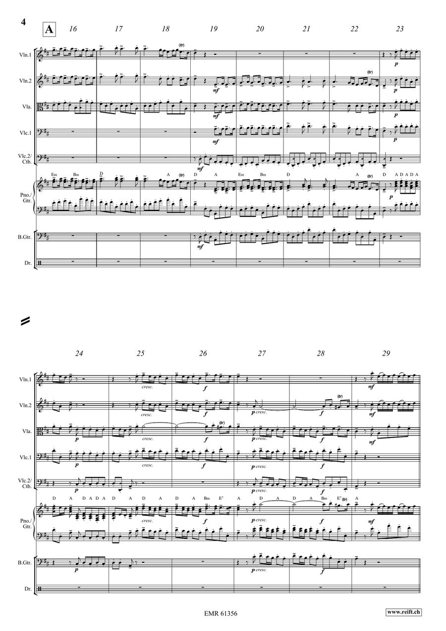 Water Music Highlights Water Music Highlights String Quintet scores gallery preview page 4