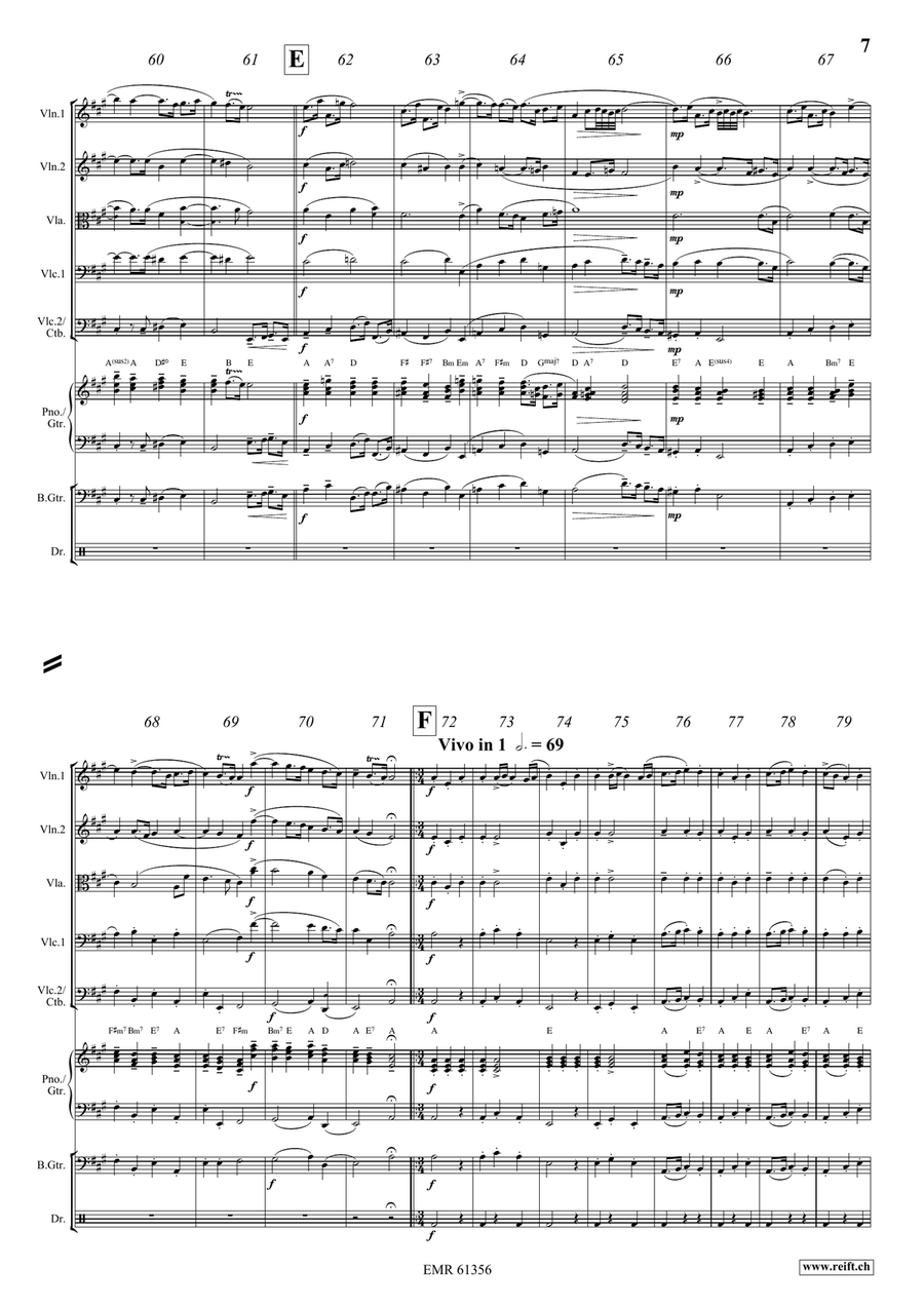 Water Music Highlights Water Music Highlights String Quintet scores gallery preview page 7