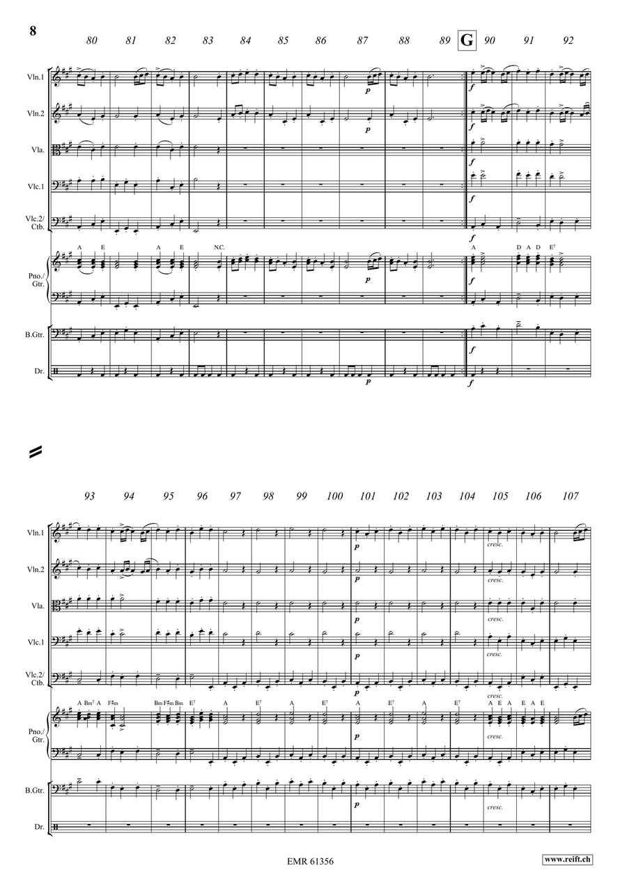 Water Music Highlights Water Music Highlights String Quintet scores gallery preview page 8
