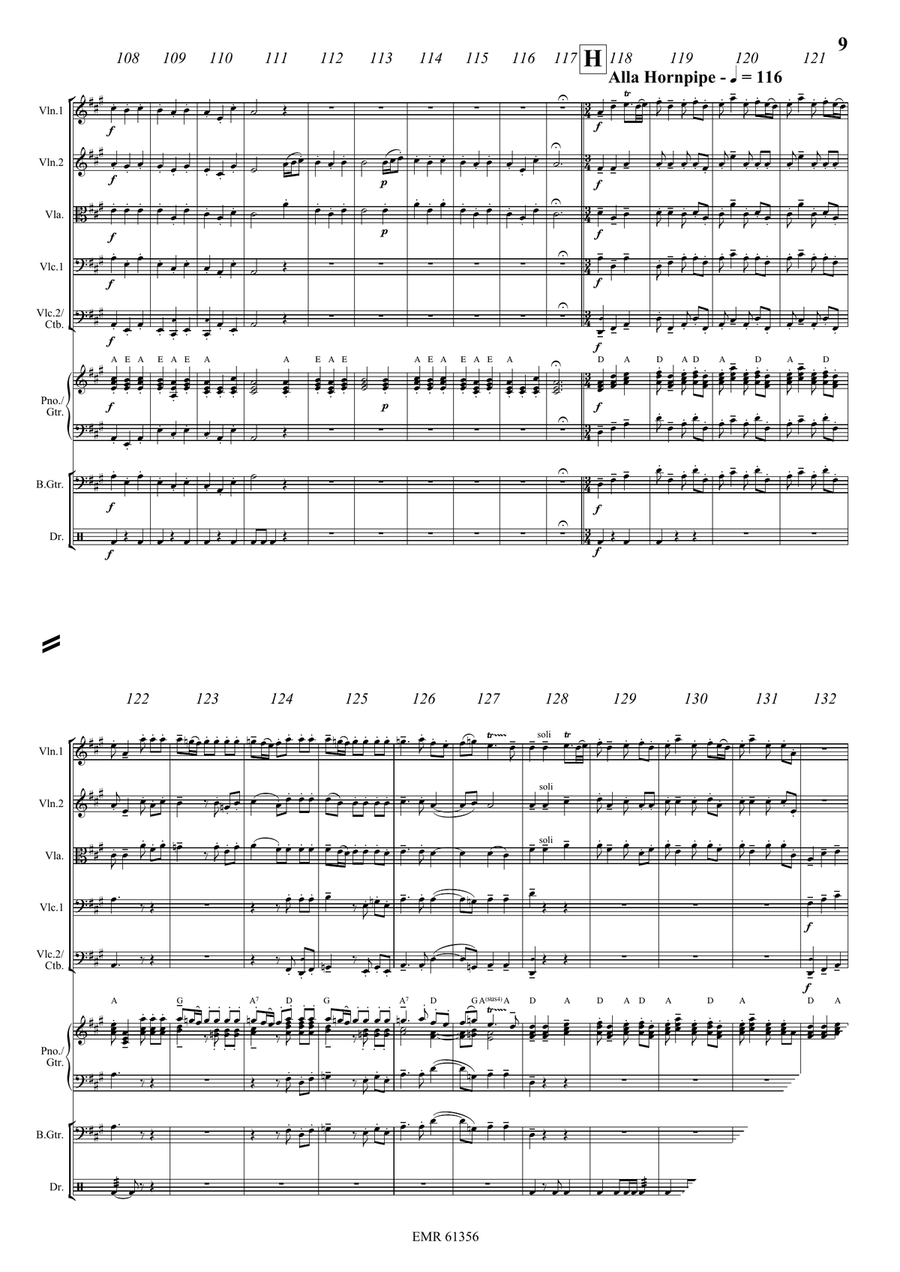 Water Music Highlights Water Music Highlights String Quintet scores gallery preview page 9